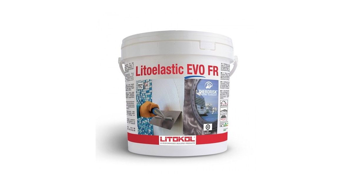 LITOKOL litoelastic EVO FR Fehér 2k ragasztó - MetrocsempeShop