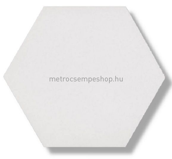 EQUIPE HEXATILE MATE BLANCO matt tört-fehér hexagon padlólap