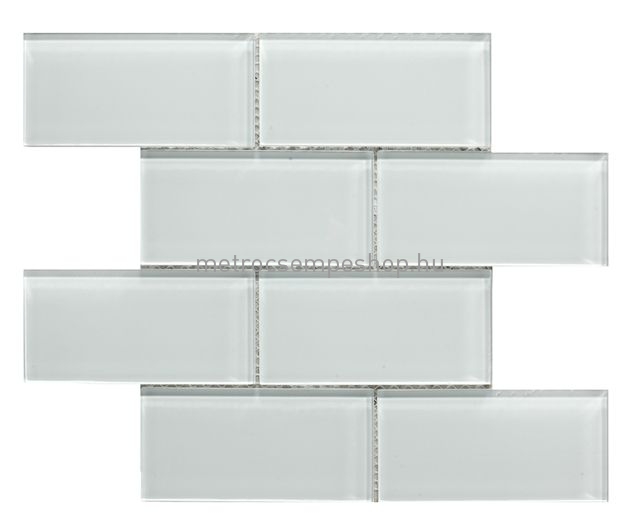 Blanco bisel brillo crystal csempe metrocsempeshop