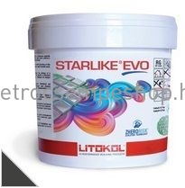 2,5 KG LITOKOL STARLIKE EVO Nero Grafite feketés szürke epoxy gyanta fugázó