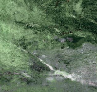 120x120 Geo Amazona Jade Zöld fényes padlólap