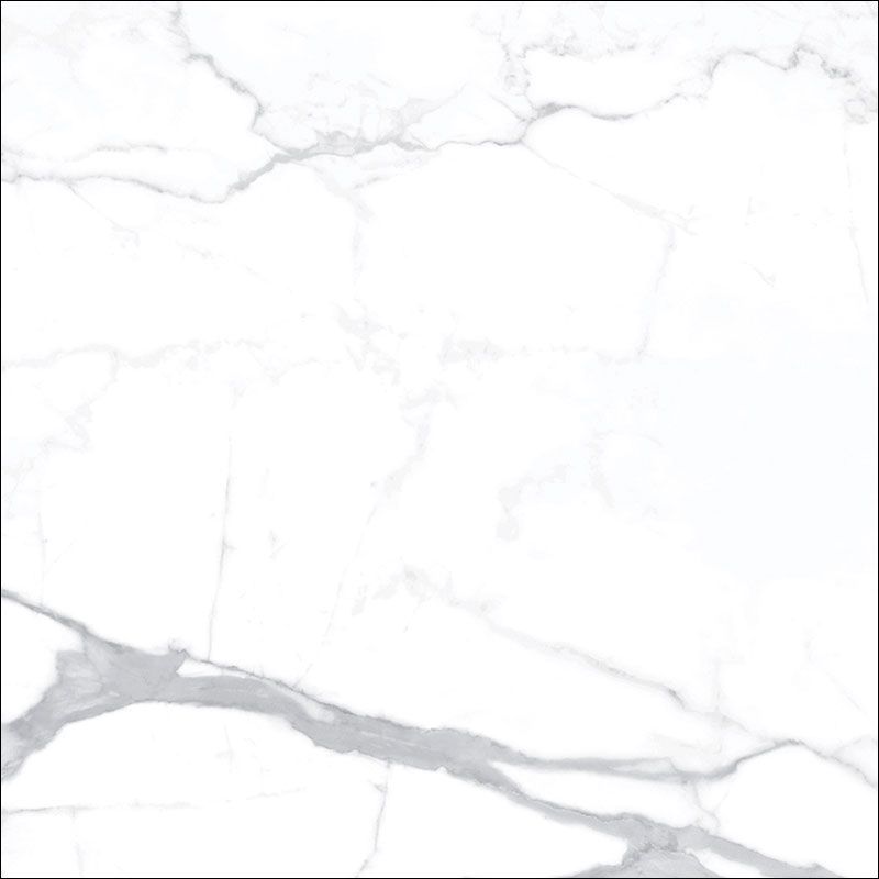 60,8x60,8 GE Ceres Blanco fehér márványos extra vékony 6 mm matt járólap
