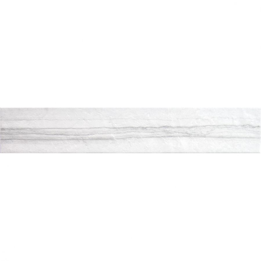 8x44,25 cm Mo Himalaya Makalu fehér rusztikus szaténfényű márványos szürke erezettel falicsempe