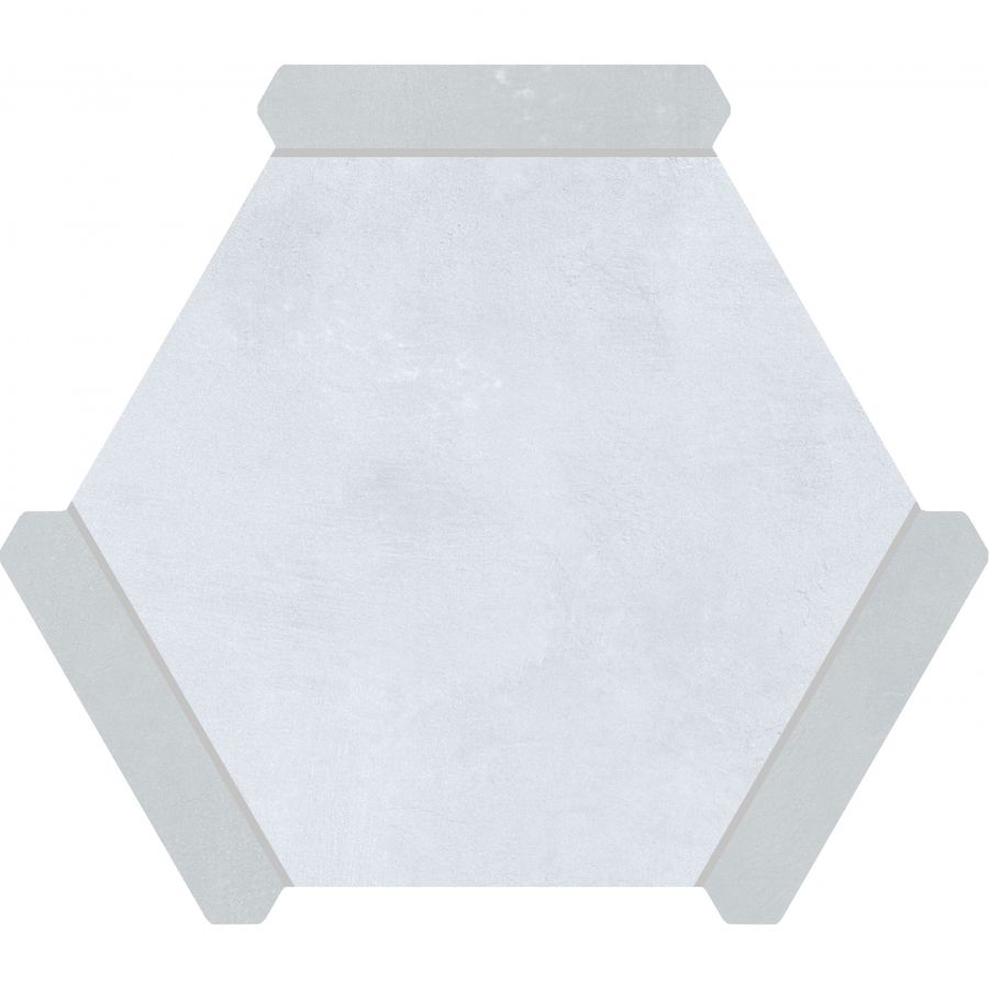 22x25 cm Avant Calpe Gris Hexagon prémium betonhatású járólap