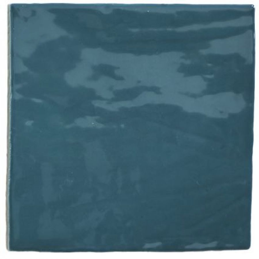 15x15 cm Mo New Country Turquoise türkizzöld rusztikus falicsempe
