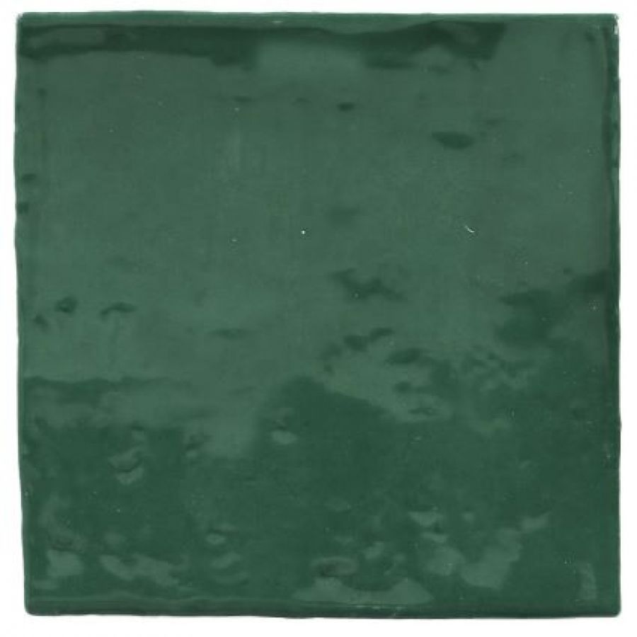 15x15 cm Mo New Country Green sötétzöld rusztikus falicsempe