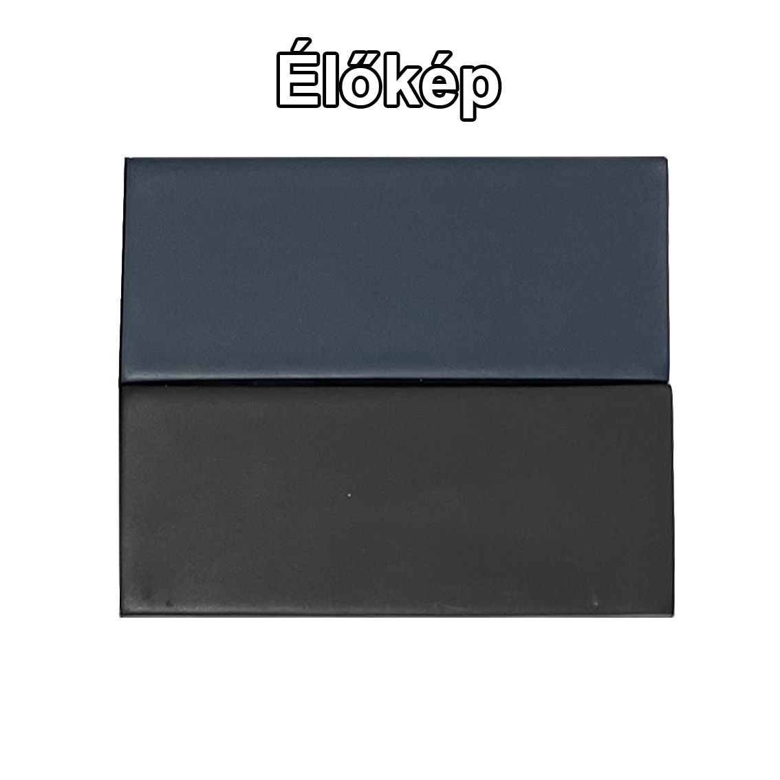 6,5x15,5 BRIKK Blu-Nero fekete-kék Matt beltéri járólap és fali csempe