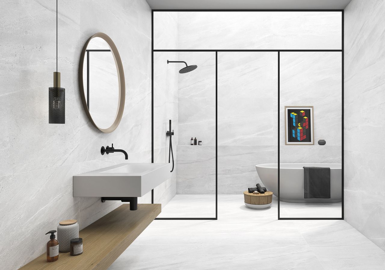 30x60 GE Lavica Blanco fehér R10B csúszásmentes matt márványos fagyálló járólap