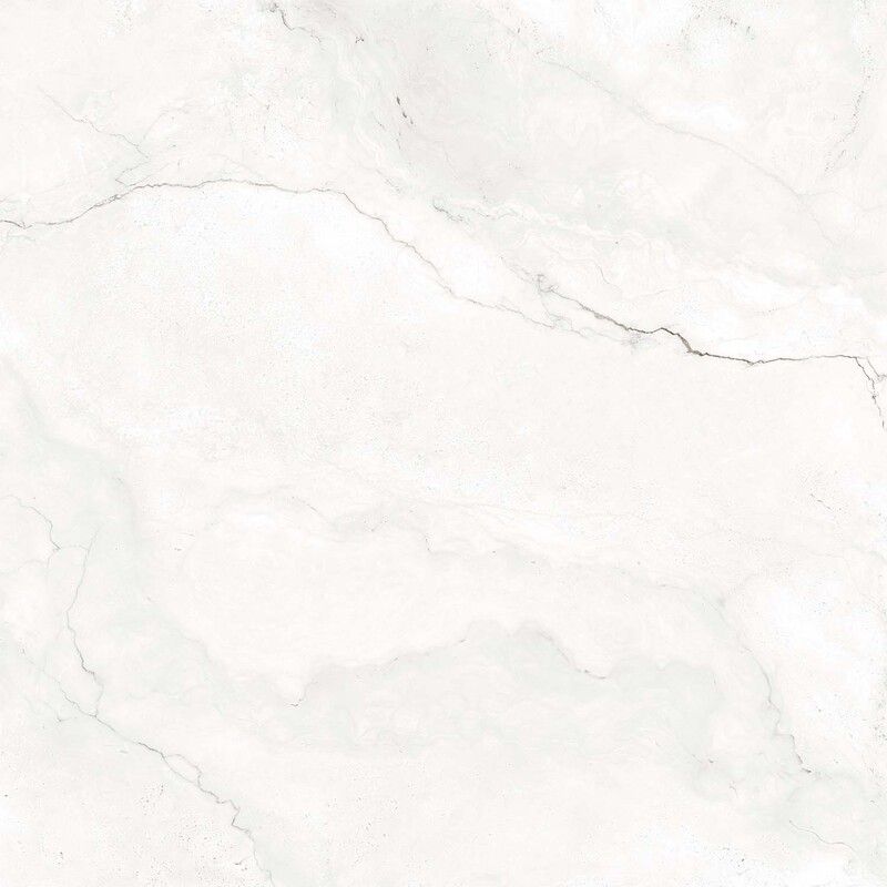 120x120 GE Alabastrino Blanco selyemfényű fehér alapon szürke erezetes márvány hatású rektifikált padlólap