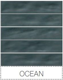 5x25 GE Materika Ocean Négyzetes kék fényes fagyálló fali csempe és padlólap