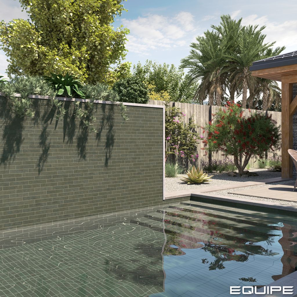 20X20 EQUIPE STAGE FOREST Zöld fagyálló matt járólap