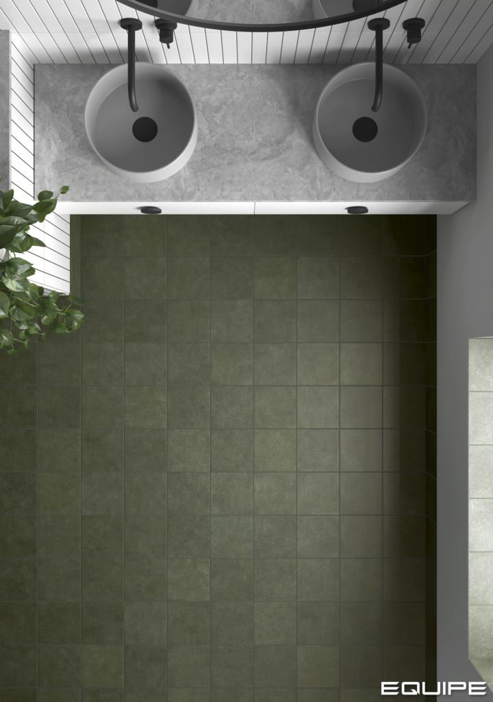 20X20 EQUIPE STAGE FOREST Zöld fagyálló matt járólap