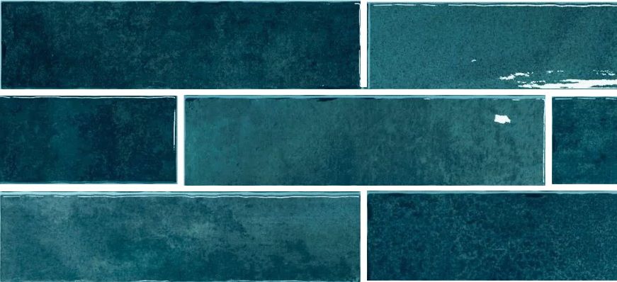 7,5x30 Nairobi Blue kék fényes rusztikus színtónusos csempe 7,5x30 Nairobi Blue kék fényes rusztikus színtónusos csempe