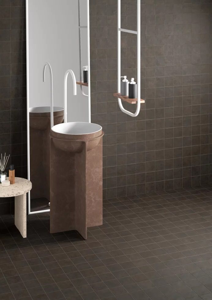 10x10 STAGE BROWN barna fagyálló PADLÓ és FALBURKOLAT