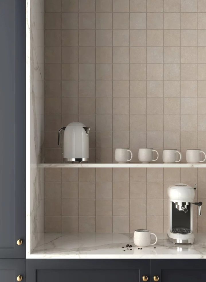 10x10 Stage Taupe bézs színű fagyálló PADLÓ és FALBURKOLAT