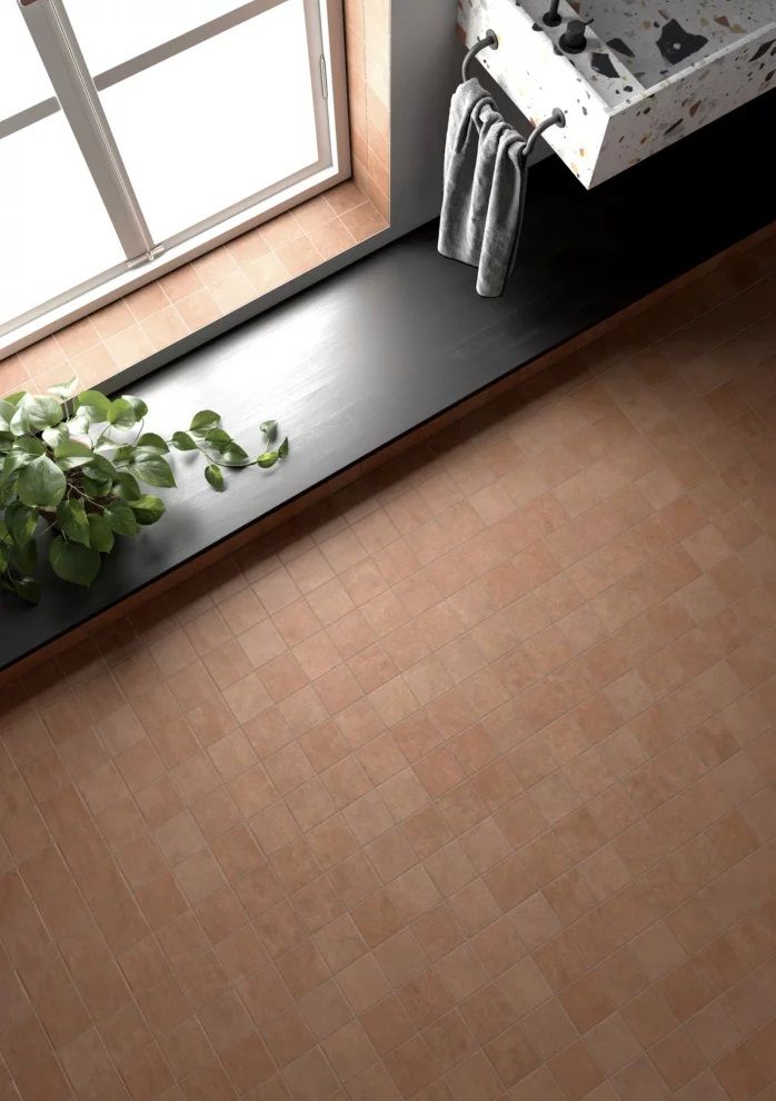 10x10 Stage Teracotta színű fagyálló PADLÓ és FALBURKOLAT