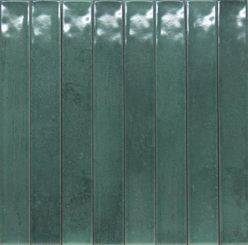 5x40 CEC Sage TÜRKIZZÖLD hosszúkás fürdőszobai csempe