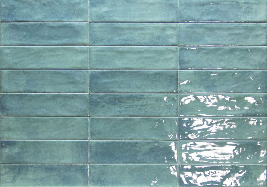 6,5x20 CEB SAGE AZÚR fényes kék prémium fürdőszobai csempe