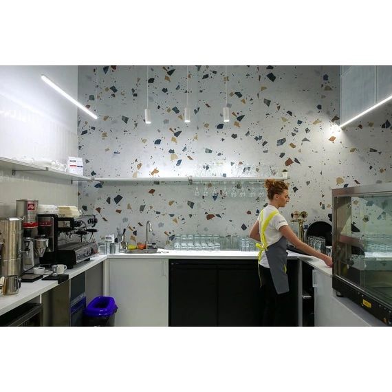 60x60 ARCA STR NACAR Törtfehér alapú színes terazzo CSÚSZÁSMENTES járólap és falburkolat