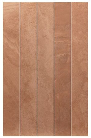 EQUIPE MARMORIS COTTO matt VÖRÖSBARNA márvámnyos hosszúkás járólap és burkolat