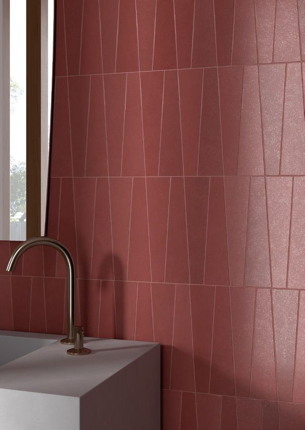 EQUIPE BAMBOO GRANADA vörös padlólap és falburkolat