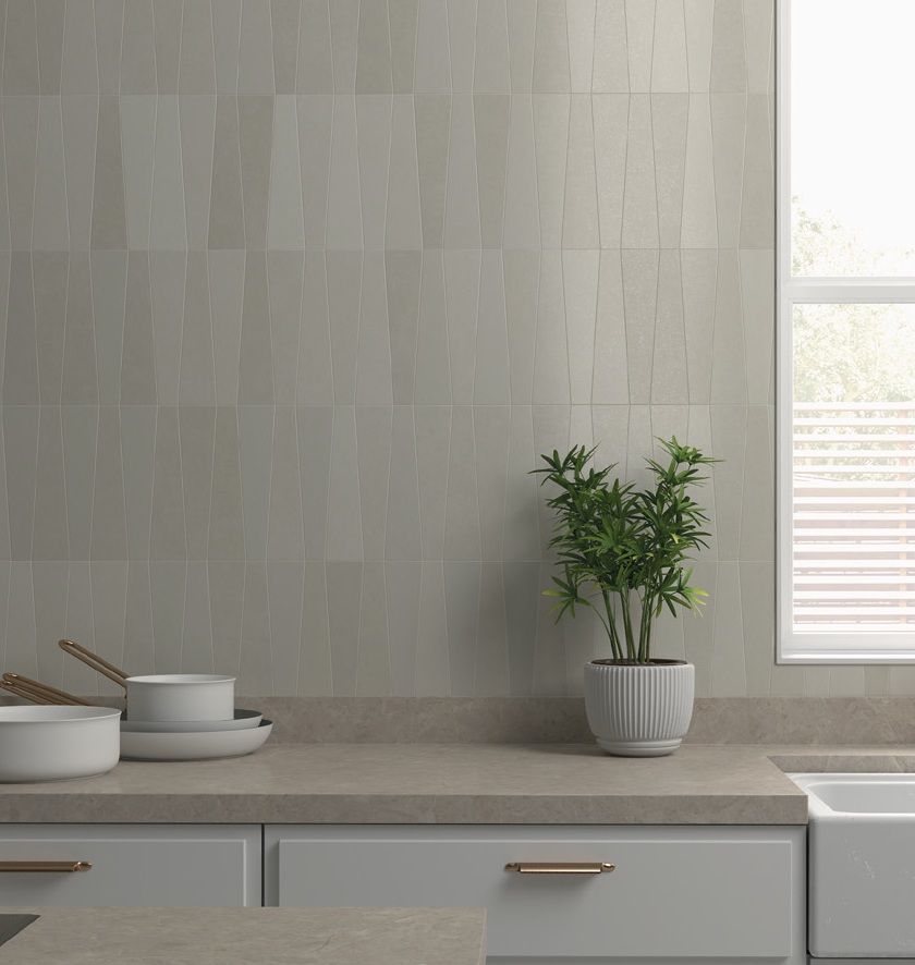 EQUIPE BAMBOO ARENA bézs padlólap és falburkolat