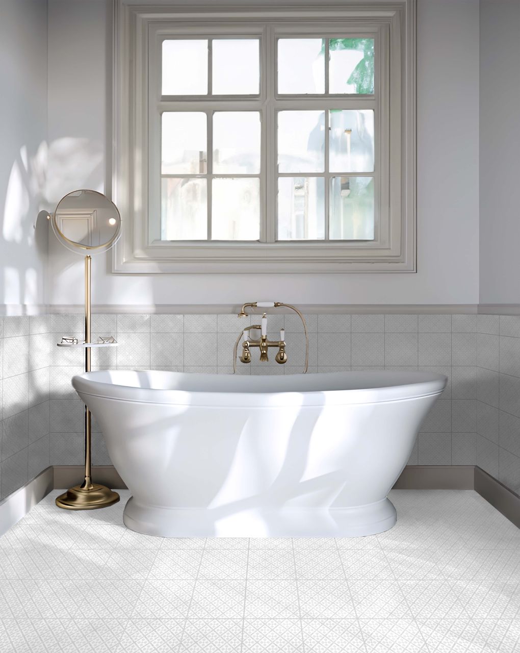 MONO GUADALUPE White design burkolat