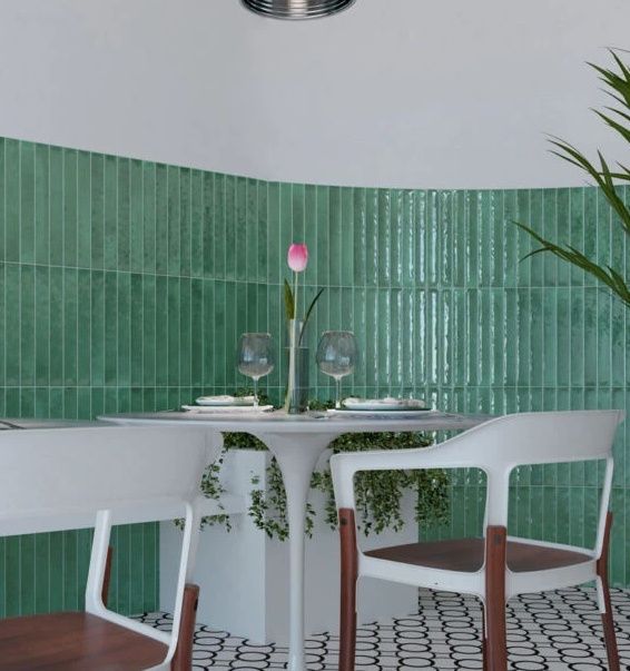 5x40 CELTIX Sage zöld csempe falburkolat 5x40 CELTIX Sage zöld csempe falburkolat