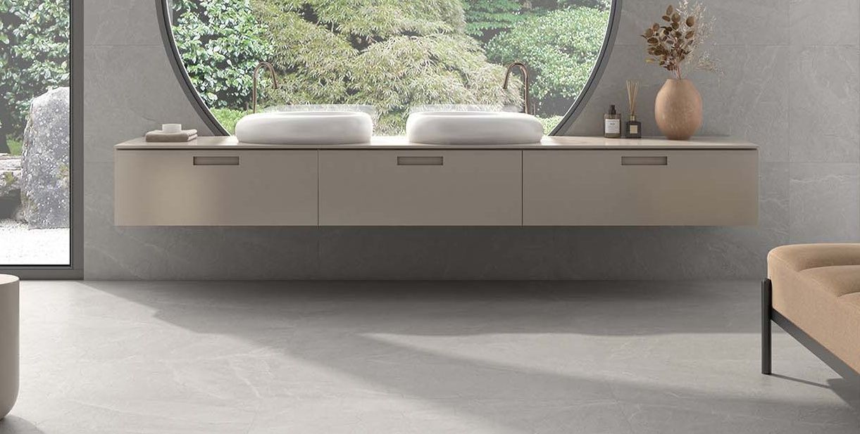 60x60 ARDESIA BLANCO világos csúszásmentes kültéri gres burkolat