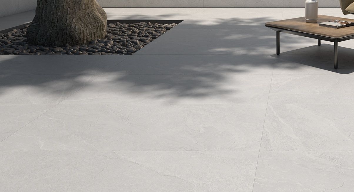 60x60 ARDESIA BLANCO világos csúszásmentes kültéri gres burkolat