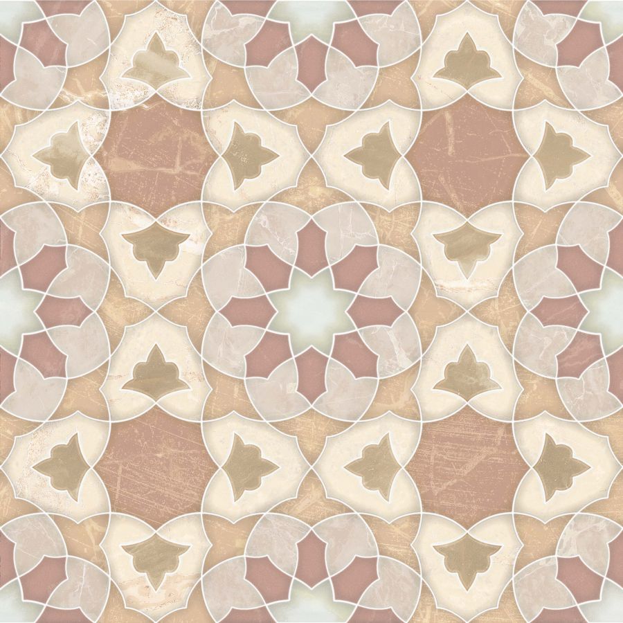 22x22 MARROKOI ZELLIGE MEDINA bézs prémium design Burkolat