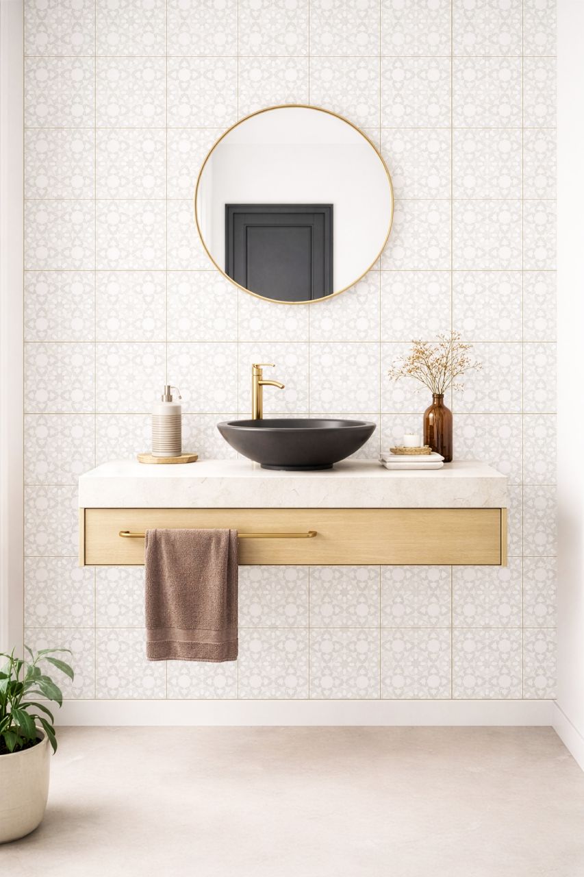 22x22 MARROKOI ZELLIGE CASABLANCA prémium design Burkolat